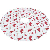 Petten Kousen Snoep Canes Design Kerstboom Rok (Gekanteld)