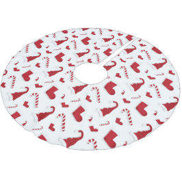 Petten Kousen Snoep Canes Design Kerstboom Rok