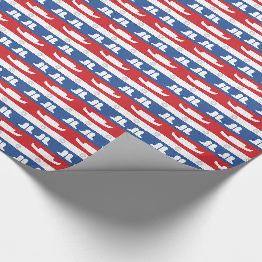 Petten, laarzen en sterren, van Texas, omwikkelend Cadeaupapier (Hoek)