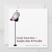 Petten met attitudes uitnodigen kaart (Achterkant)