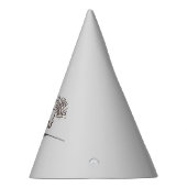 Petten met grijze feestjes in Dachshund Feesthoedjes (Rechts)