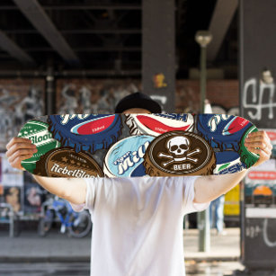 Petten met Retro-flesje   Retroskateboard Persoonlijk Skateboard