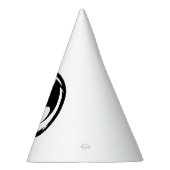 Petten met zwarte drakenwitte feestjes feesthoedjes (Rechts)