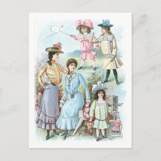 petten Mode 1900 Briefkaart (Voorkant)