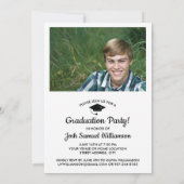 Petten naar de foto van de Afstuderen GraduPartij Kaart (Achterkant)