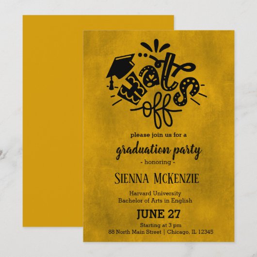 Petten off - Yellow Kaart (Voorkant / Achterkant)