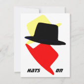 PETTEN OP BUITENLANDSE PARTIJ nodigen Uitnodiginge Kaart (Voorkant)