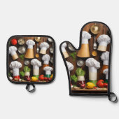 Petten Ovenwant & Pannenlap Set (Voorkant)