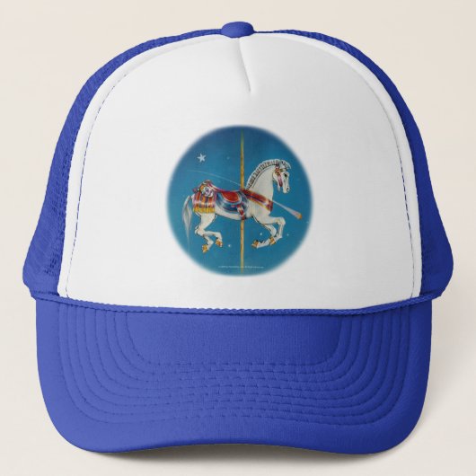 Petten, Petten - Rood, Wit & Blauw Carrouselpaard (Voorkant)