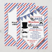 Petten, snufjes en glazen 30e verjaardag kaart (Voorkant / Achterkant)