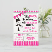 Petten, snufjes en glazen 30e verjaardag kaart (Staand voorkant)