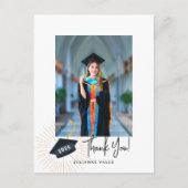 Petten uit Afstuderen dank u foto Briefkaart (Voorkant)