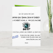 Petten uit! (Afstuderen Kaart) Kaart (Achterkant)