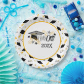 Petten uit Borden Afstuderen Papieren Bordje (Feest)