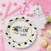 Petten uit Borden Afstuderen Papieren Bordje (Feest)