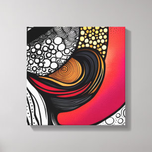 Petten uit canvas afdruk
