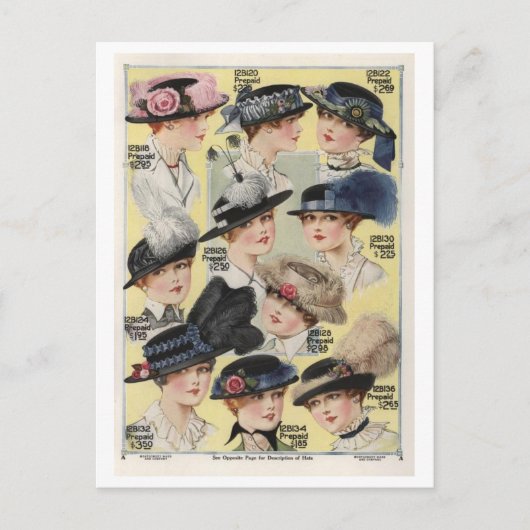 Petten uit de  Montgomery Ward Catalogus van 1916 Briefkaart (Voorkant)