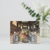 Petten uit! Feestdagen briefkaart (Staand voorkant)