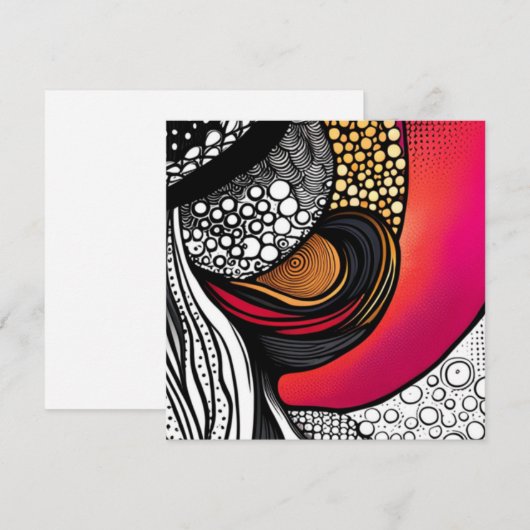 Petten uit feestdagenkaart (Voorkant / Achterkant)