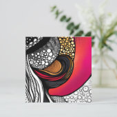 Petten uit feestdagenkaart (Staand voorkant)