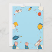 Petten uit kleuterschool Afstuderen Kaart (Achterkant)