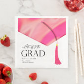 Petten uit naar Afstudeerder Holografisch Roze Gou Servet (Insitu)