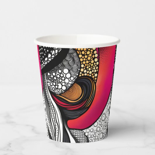 Petten uit papieren bekers (Links)