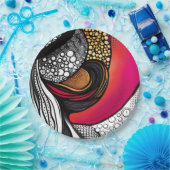 Petten uit papieren bordje (Feest)