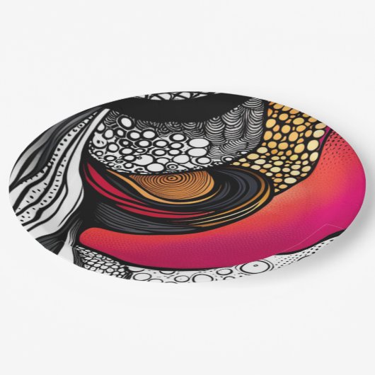 Petten uit papieren bordje (Gekanteld)