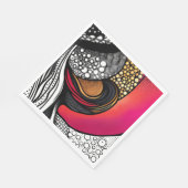 Petten uit servet (Hoek)