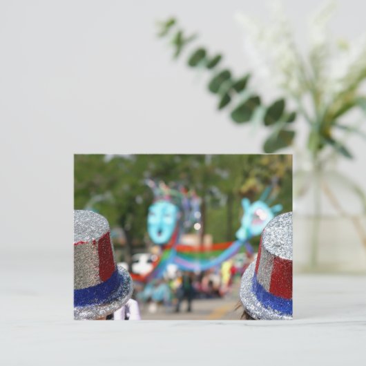 petten van 4 juli briefkaart (Staand voorkant)