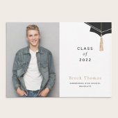 Petten van Afstuderen Foto aankondiging