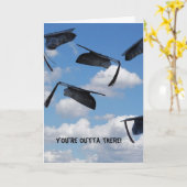 Petten van Afstuderen in de lucht Kaart (Gele Bloem)