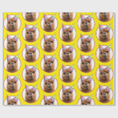 Petten van Alpaca Wearing Party Cadeaupapier (Vlak)