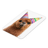 Petten van Alpaca Wearing Party Magneet (Linkerzijde)