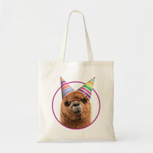 Petten van Alpaca Wearing Party Tote Bag