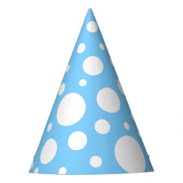 Petten van Blue Spots Party Feesthoedjes