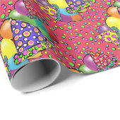 Petten van de Birthay Party Cadeaupapier (Rol Hoek)