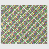 Petten van de Birthay Party Cadeaupapier (Vlak)