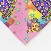 Petten van de Birthay Party Fleece Deken (Hoek)