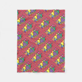 Petten van de Birthay Party Fleece Deken