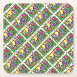 Petten van de Birthay Party Kartonnen Onderzetters