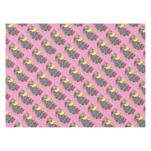 Petten van de Birthay Party Tafelkleed (Voorkant (Horizontaal))