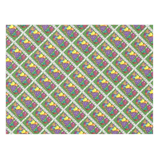 Petten van de Birthay Party Tafelkleed (Voorkant (Horizontaal))