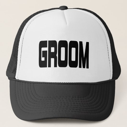 Petten van de bruiloft - GROOM (Voorkant)