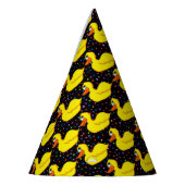 Petten van de Gele Duck Party Feesthoedjes (Links)