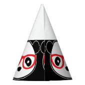 Petten van de Panda-Beer - het Beer van de Cartoon Feesthoedjes (Achterkant)