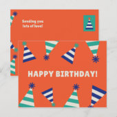 Petten van de partij briefkaart (Voorkant / Achterkant)