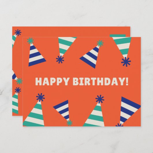 Petten van de partij briefkaart (Voorkant / Achterkant)