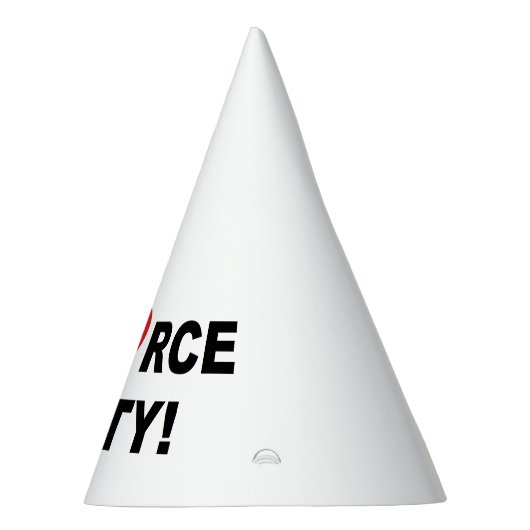 petten van de partij "Divorce Party" Feesthoedjes (Rechts)